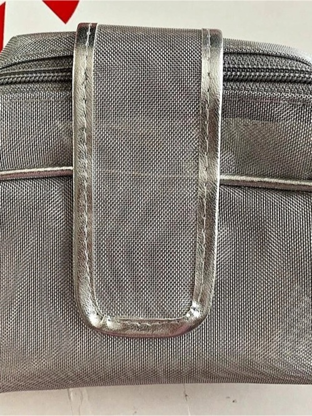 Silver Cosmetic Bag Like New